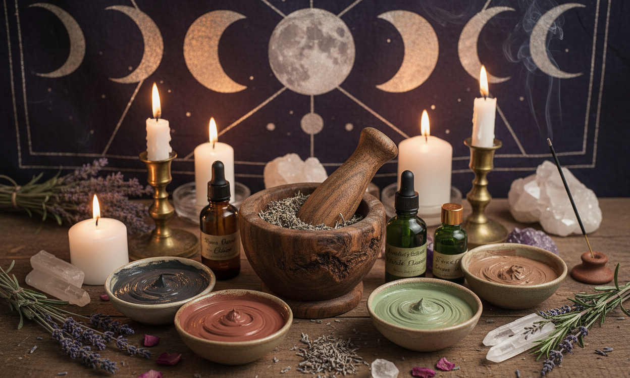 skincare natural witchy vibe