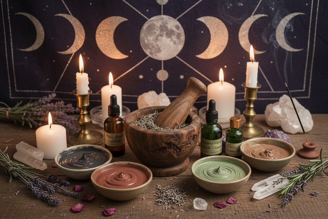 skincare natural witchy vibe